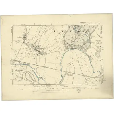 1885 Map of Huntingdonshire II.SW, 1887 Print