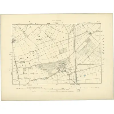 1887 Map of Huntingdonshire IX.NE