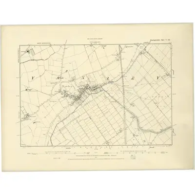 1887 Map of Huntingdonshire V.SE