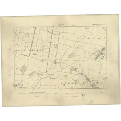 1887 Map of Huntingdonshire XIV.NW
