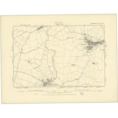1887 Map of Huntingdonshire XIV.SE