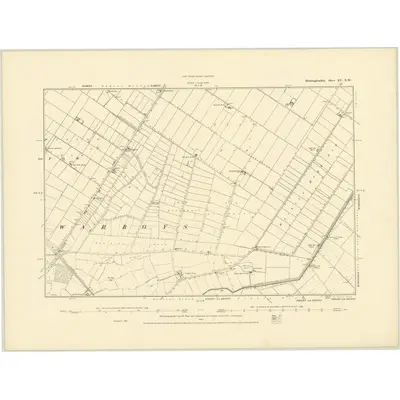 1887 Map of Huntingdonshire XV.NW