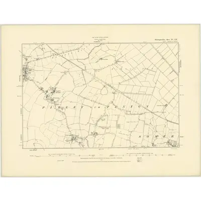 1887 Map of Huntingdonshire XV.SW