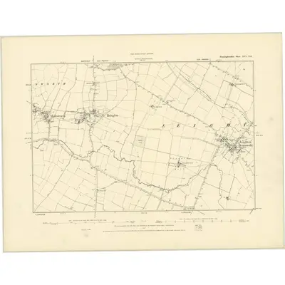 1887 Map of Huntingdonshire XVI.NE
