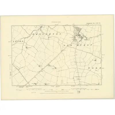 1887 Map of Huntingdonshire XVIII.NE