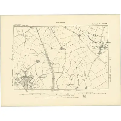 1887 Map of Huntingdonshire XVIII.NW