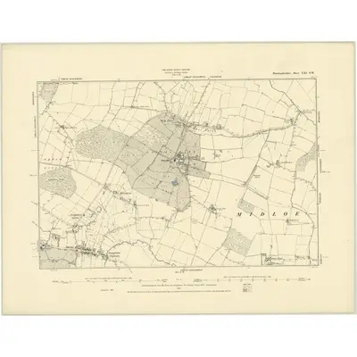 1887 Map of Huntingdonshire XXI.SW