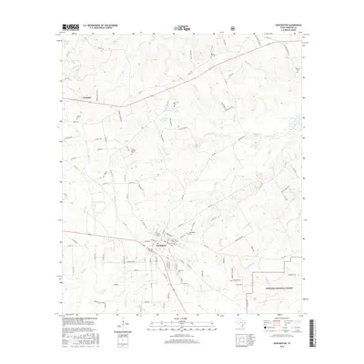 2016 Map of Huntington, 2016 Print