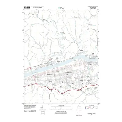 2011 Map of Huntington, 2011 Print