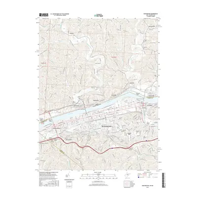 2016 Map of Huntington, 2016 Print