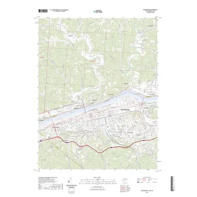 2023 Map of Huntington, 2023 Print