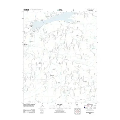2012 Map of Huntington Lake, 2012 Print