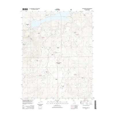2015 Map of Huntington Lake, 2015 Print