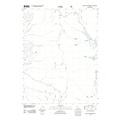 2011 Map of Huntington Reservoir, 2011 Print