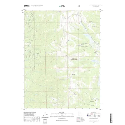 2020 Map of Huntington Reservoir, 2020 Print