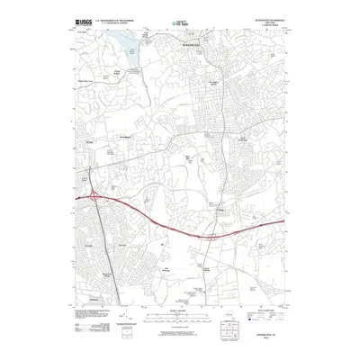 2010 Map of Huntington, 2010 Print
