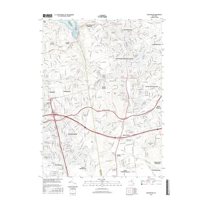 2016 Map of Huntington, 2016 Print
