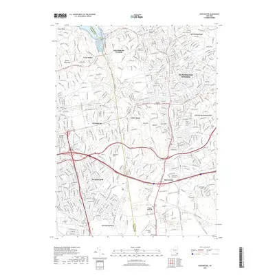 2019 Map of Huntington, 2019 Print