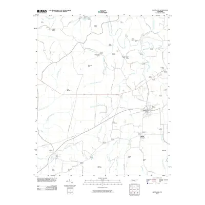 2010 Map of Huntland, 2010 Print