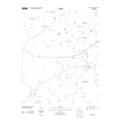 2013 Map of Huntland, 2013 Print