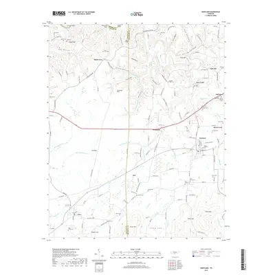 2019 Map of Huntland, 2019 Print