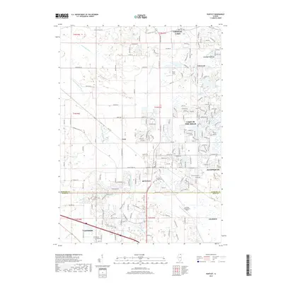 2018 Map of Huntley, 2018 Print