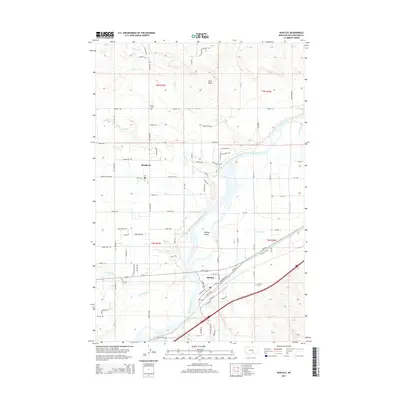 2014 Map of Huntley, 2014 Print