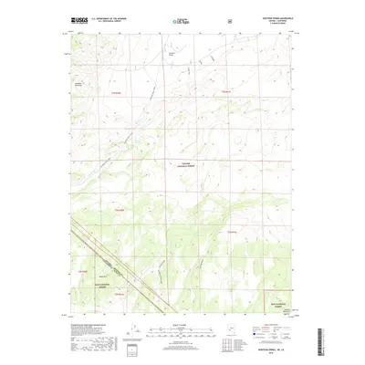 2018 Map of Huntoon Spring, 2018 Print