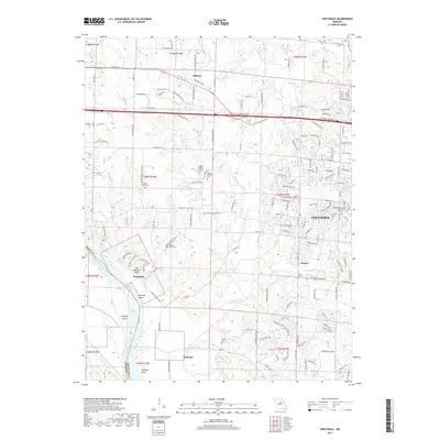 2017 Map of Huntsdale, 2017 Print