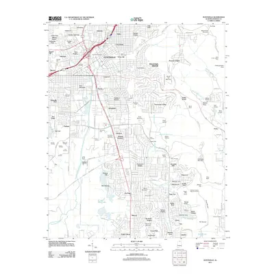 2011 Map of Huntsville, 2011 Print