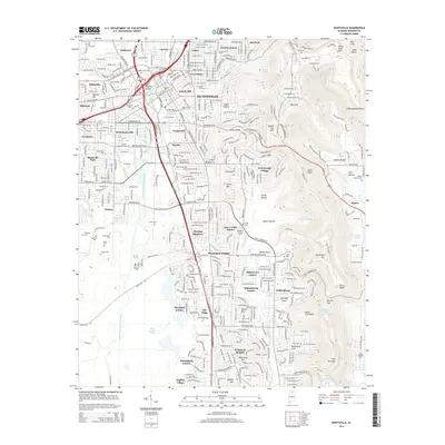 2014 Map of Huntsville, 2014 Print