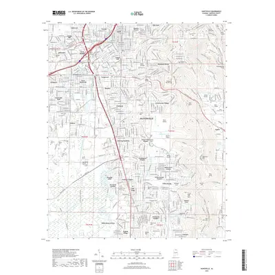 2018 Map of Huntsville, 2018 Print