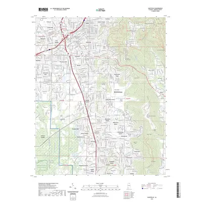 2023 Map of Huntsville, 2023 Print