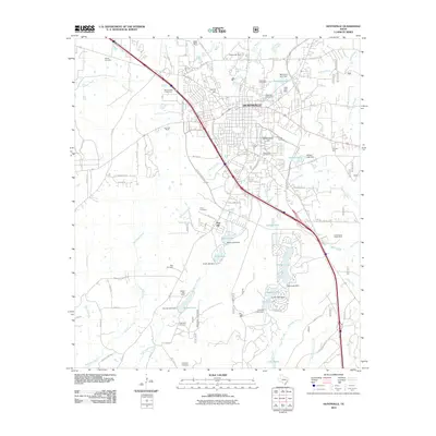 2010 Map of Huntsville, 2010 Print