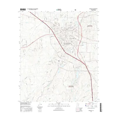 2016 Map of Huntsville, 2016 Print