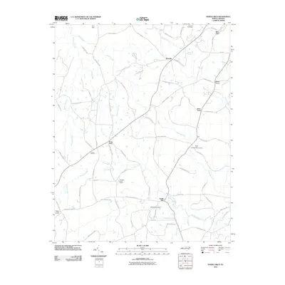 2010 Map of Hurdle Mills, 2010 Print