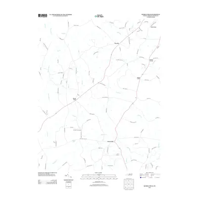 2013 Map of Hurdle Mills, 2013 Print