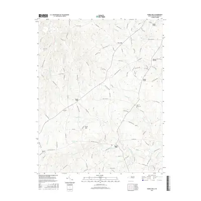 2016 Map of Hurdle Mills, 2016 Print