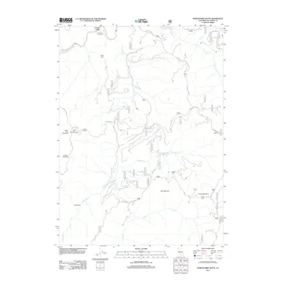 2012 Map of Hurdygurdy Butte, 2012 Print