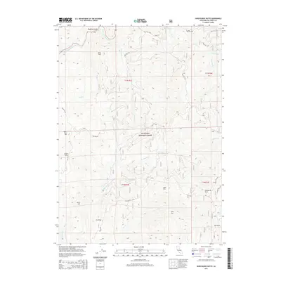 2015 Map of Hurdygurdy Butte, 2015 Print