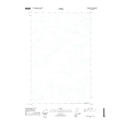 2020 Map of Hurley Peak OE N, 2020 Print