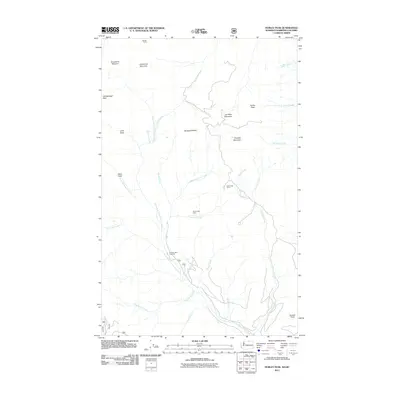 2011 Map of Hurley Peak, 2011 Print