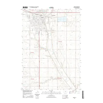 2015 Map of Huron, 2015 Print