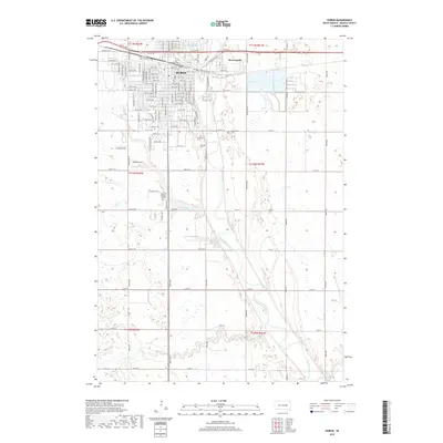 2017 Map of Huron, 2017 Print