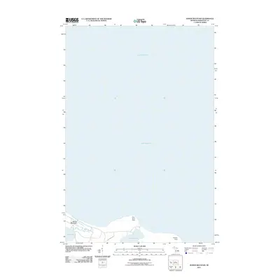 2011 Map of Huron Mountain, 2011 Print