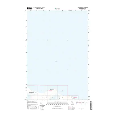 2014 Map of Huron Mountain, 2014 Print