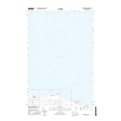 2017 Map of Huron Mountain, 2017 Print