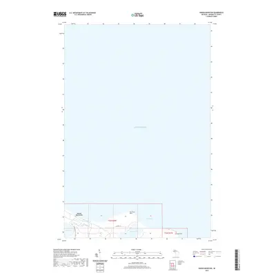 2019 Map of Huron Mountain, 2019 Print