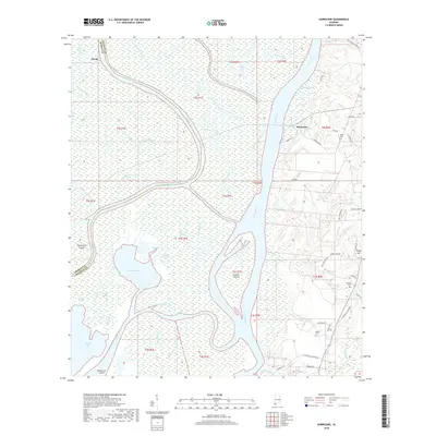 2018 Map of Hurricane, 2018 Print