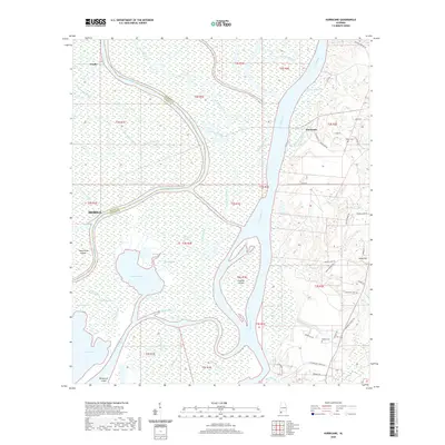 2020 Map of Hurricane, 2020 Print
